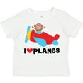 thumbnail image 3 of Inktastic Airplane I Love Planes Boys Toddler T-Shirt, 3 of 5