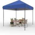 thumbnail image 4 of 10x10 pop-up canopy tent comes con portable rolling bag 4 weight bags 3 adjustable heights para quick-abiertos outdoor use, 4 of 7