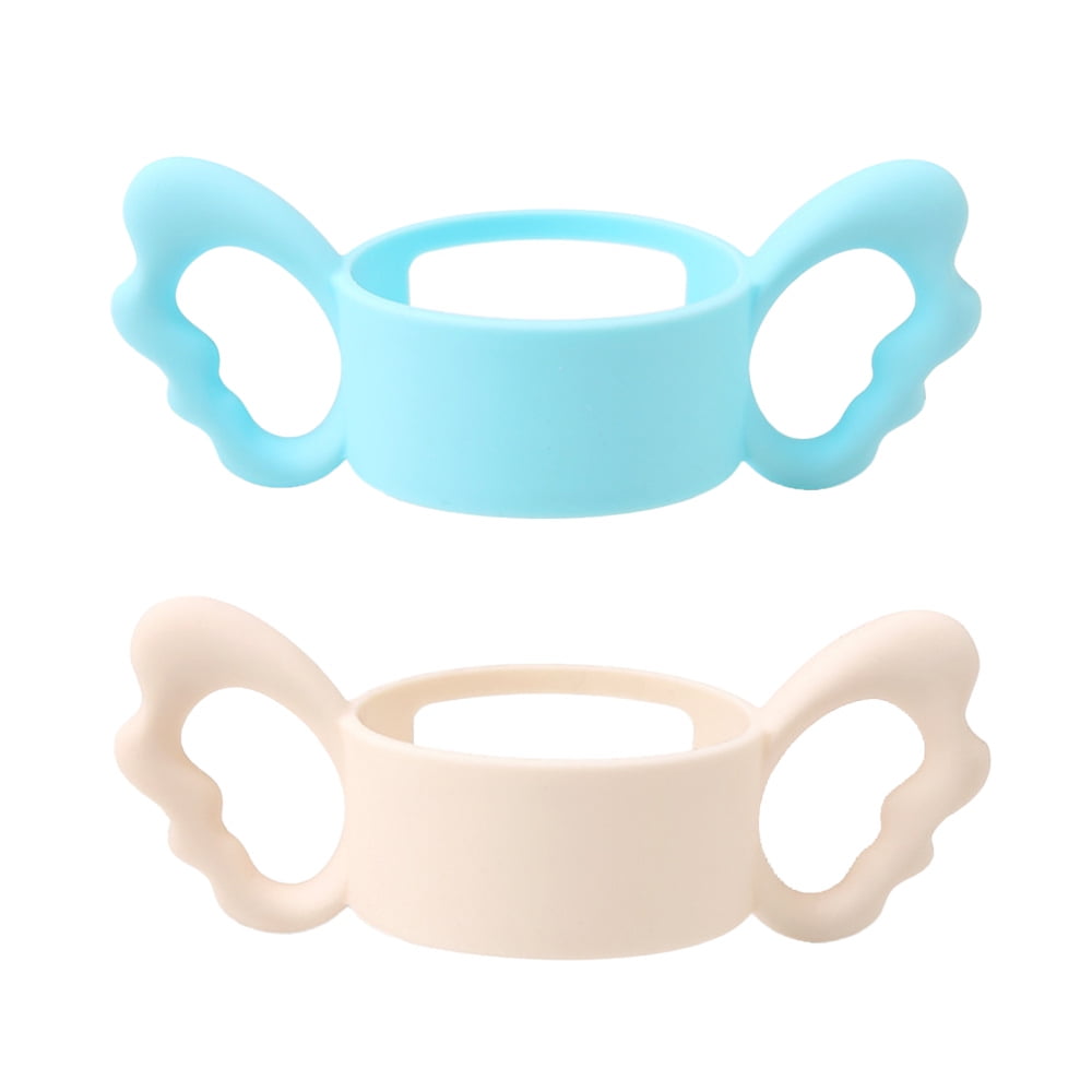 Poignées De Biberon En Silicone En Forme D'Éléphant - Pour Bébé Qui Apprend à Tenir Son Biberon Seul - 3