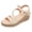Beige, variant on Rokment Floral Embossed Platform Dressy Sandals Women Elegant Beach Casual Espadrilles Chunky Wedge Heels Dress Shoes for Ladies Summer