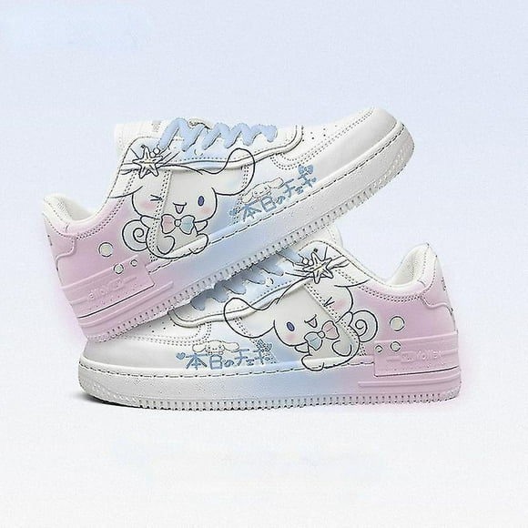Sanrio Board Shoes Kawaii Cinnamoroll Creative Sneakers New Autumn Breathable Everything Matching Ins Casual Small White ShoesYOUYOU