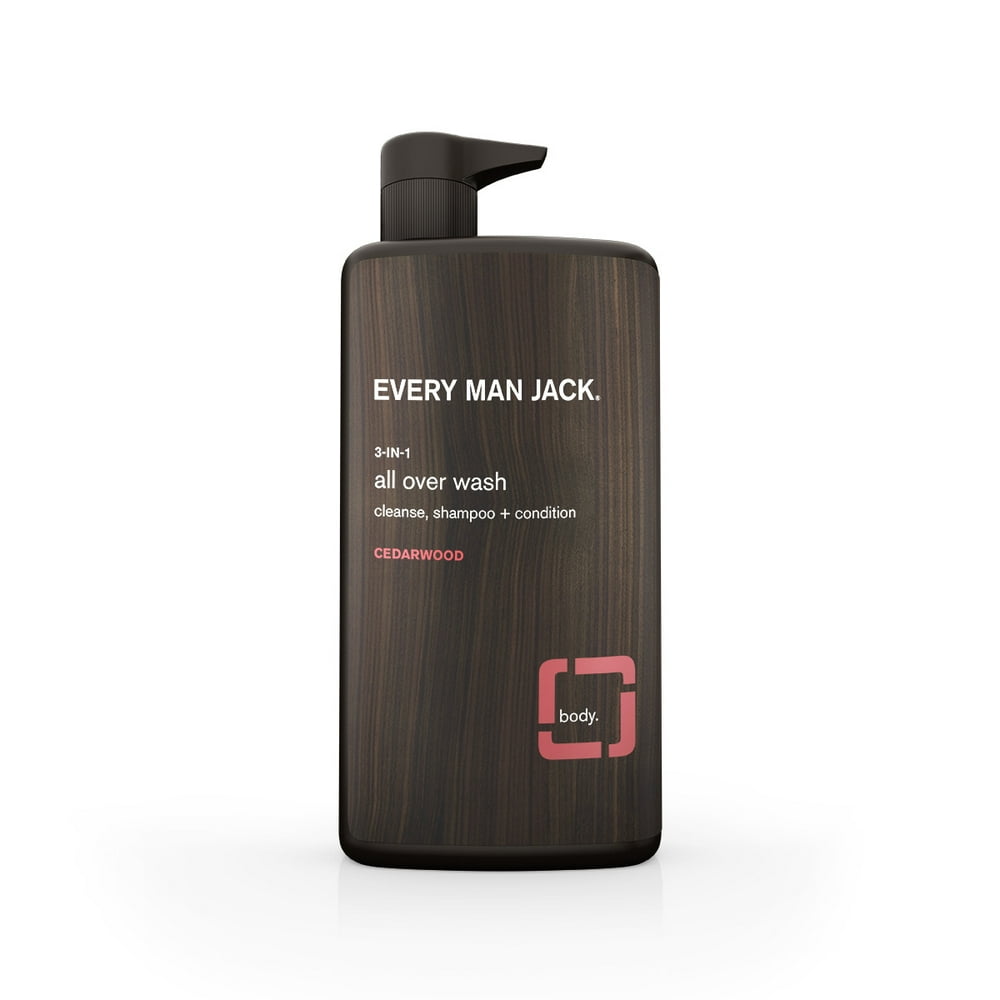 Every Man Jack 3 in 1 All Over Wash, Cedarwood, 32. Oz
