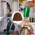 thumbnail image 3 of Beanie Wool Fashion Keep Warm Fleeced Hat Multipurpose Winter Breathable Sports Caps, 3 of 6