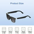 thumbnail image 3 of Smart Wireless 5.3 Glasses: Bluetooth Calls, Music, Sports Headphones, Rechargeable, HiFi Sound, Long Battery, Anti-Blue Light & UV Lenses, Unisex Tech Gift for Birthday/Christmas/Halloween, 3 of 16