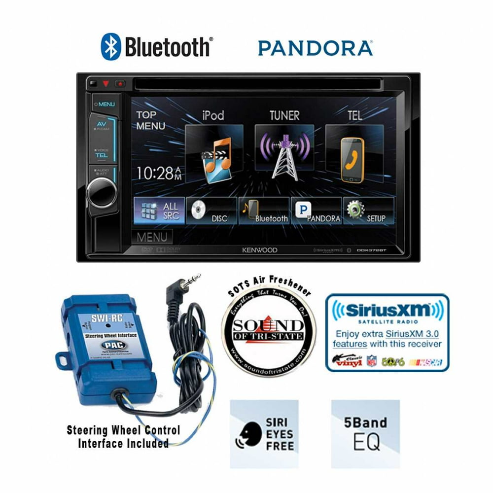 Kenwood DDX372BT w/ Steering Wheel Control Adapter