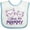 White and Blue, variant on Inktastic I Love My Mommy Boys or Girls Baby Bib