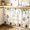 white, variant on Sunflower Cabinet Curtain 32"Wx55"L, Dustproof Pantry Door Curtain with Self Adhesive Tape, Summer Botanical Green Eucalyptus Leaves Tall Storage Cover Privacy Drape for Bathroom Kitchen Laundry Room
