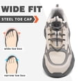 thumbnail image 3 of Sogetch Steel Toe Work Shoes for Men Women Lightweight Breathable Safety Shoes, 3 of 6