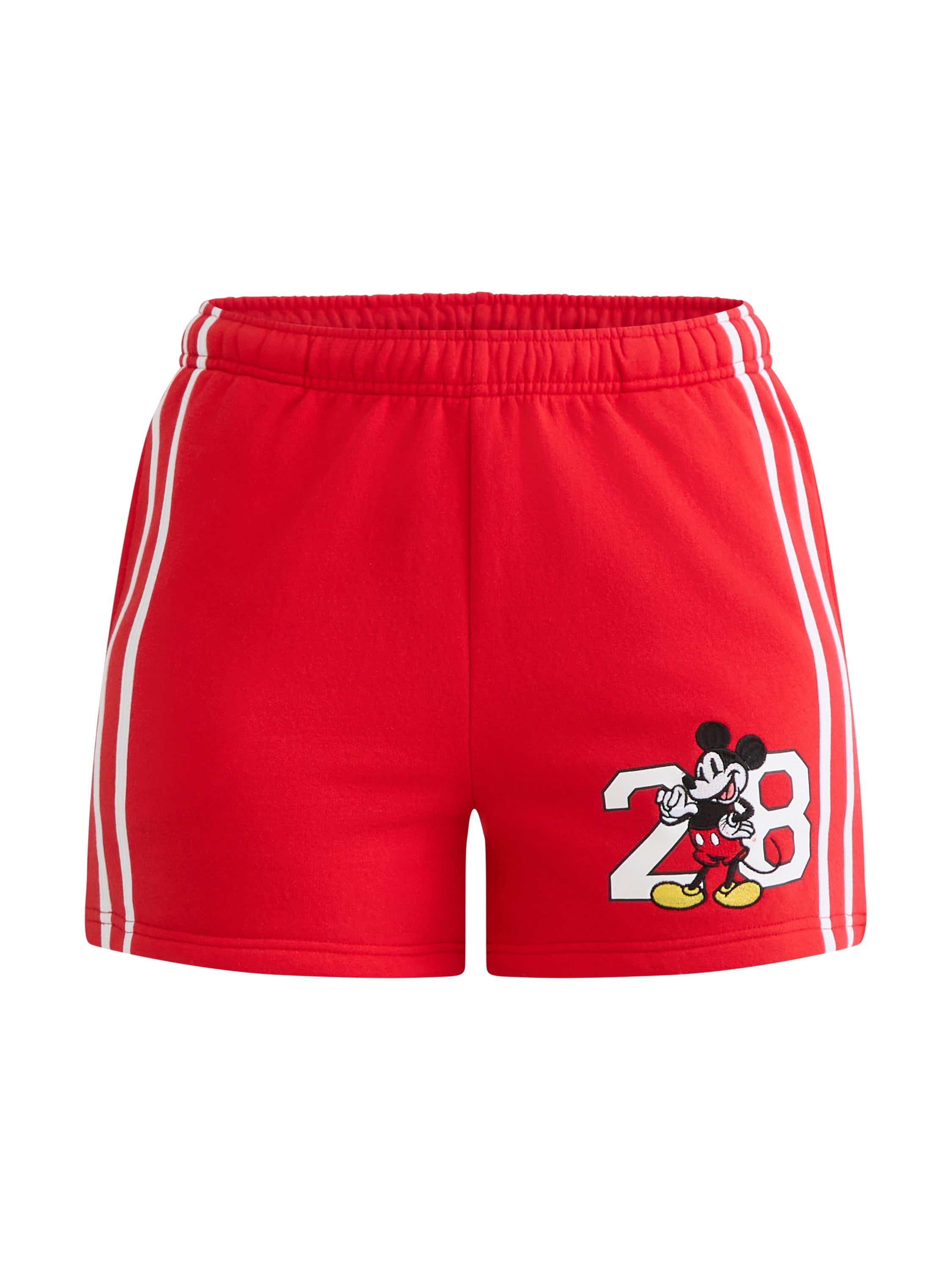 Disney Women’s and Women’s Plus Mickey Mouse Graphic Print Shorts, 3.75'' Inseam, Sizes XXS-2XL