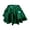 Green, variant on Girls Metallic Skater Skort Kids Elastic High Waisted Shiny Flared Pleated Dance Athletic Skort(Green,11-12 Years)