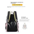 thumbnail image 3 of Mochila luminosa con carga USB, mochila Vibrato, mochila escolar para estudiantes, estilo 12 Hs, 3 of 4