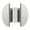 Nickel Brushed Wirel-32 hole distance, variant on Vintage Style Cupboard Knobs Ergonomic Semi Circular Drawer Handles Pair Easy Grip for Kitchen Wardrobe Dresser Cupboard