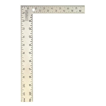 Irwin 1794462 Carpenter Square, 8x 12", Steel, Each