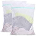 thumbnail image 1 of Sacs à Linge en Filet Extra Larges, Lot de 2 Sacs de Lavage en Filet Robustes avec Fermeture Éclair, 1 of 4