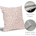 thumbnail image 4 of Navy Blue and Cream Floral Pillow Covers 18x18 Inch Set of 2 Vintage Flower Outdoor Decorative Throw Pillows Blue Small Floral Print Rustic Farmhouse Pillowcases Cotton Linen Cushion Covers for Couch, 4 of 6