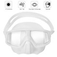 thumbnail image 4 of Buceo libre profesional antivaho Vista grande Máscara de buceo de bajo volumen Gafas para adultos, hombres y mujeres (blanco), 4 of 10