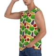 thumbnail image 3 of Bingfone Vegetable Pattern Men's Tank Tops Workout Sleeveless Tee Shirts Running Beach Tanks for Men-Medium, 3 of 7