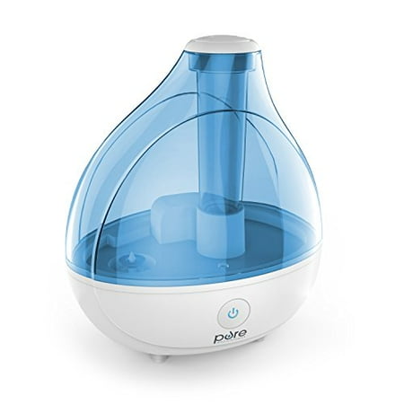 Whispering Mist - MistAire Ultrasonic Cool Mist Humidifier - Premium Humidifying Unit with Whisper-Quiet Operation, Automatic Shut-Off, and Night Light Function