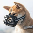 thumbnail image 2 of Spencer Dog Muzzle, Reflective Adjustable Basket Muzzles, Prevents Biting,Chewing and Barking, Allows Drinking and Panting, 2 of 9