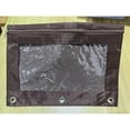 thumbnail image 4 of Pencil Pouch for 3 Ring Binder, Binder Pencil Pouch with Zipper, Clear Window Pencil Case for Binder, Big Capacity 3 Ring Binder Pencil Bag with 3 Reinforced Grommets, Brown, 4 of 5