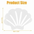 thumbnail image 2 of Ngheia Rubber Shell Bathroom Anti-Slip Sticker Transparent A, 6Pcs Non Slip Bathtub Stickers Sea Shape Shower Stickers for Beach Bathroom Decorations, 2 of 7