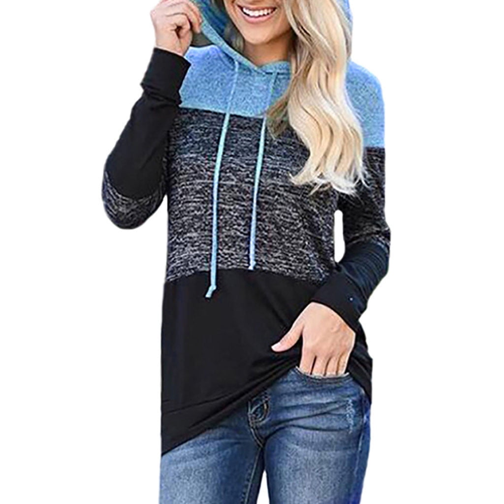NOMENI Sweatshirt Autumn Fashion Long Sleeve Rose Print Casual Sport Hoodies Jumper Coat Pullover Tops Blouse
