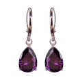 thumbnail image 4 of Ladies Fashion Colorful Diamond Water Drop Stud Earrings Jewelry, 4 of 8