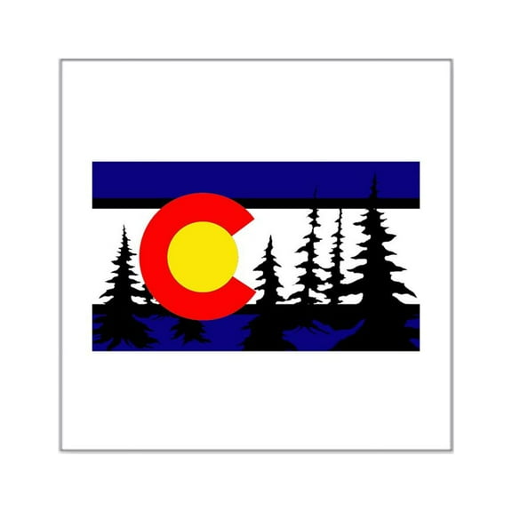 CafePress - Colorado Sticker - Square Sticker 3" x 3"