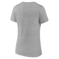 thumbnail image 3 of Women's Logo Athletic  Gray Kansas City Royals Official Logo Athletic V-Neck T-Shirt, 3 of 3