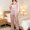 Pink womens lounge set a1, variant on sdhkgrrt Women's 2 Piece Matching Pajama Set Collared Long Sleeve Shirt Long Pants Solid Casual Comfortable Lounge Set Fall Winter Tracksuit Clothing, Beige M