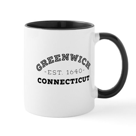 

CafePress - Greenwich Connecticut Mugs - 11 oz Ceramic Mug - Novelty Coffee Tea Cup
