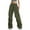 Army Green（womens pants）, variant on ZHYou Womens Oversized Baggy Cargo Pants,High Waist,Drawstring Elastic Waistband,Loose Fit Streetwear Trousers,Army Green,Size M