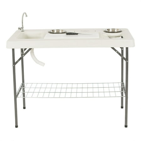 Ktaxon Portable Folding Fish Cleaning Cutting Fillet Table Ktaxon Portable Folding Fish Cleaning Cutting Fillet Table