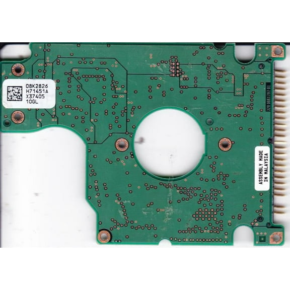 HTS548060M9AT00, PN 08K0867, 08K2826 H71451A, Hitachi 60GB IDE 2.5 PCB