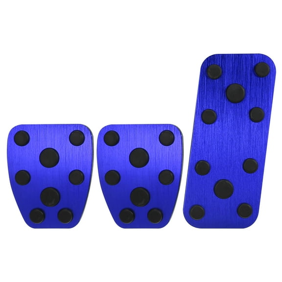 Car Foot Pedal Pads Accelerator Gas Brake Clutch Pedal Cover Kit for Subaru Impreza GE GH GR GV Forester SG SH SJ Blue