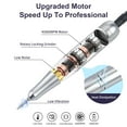 thumbnail image 4 of Yzhappy Electric Nail Drill Professional 45000RPM, Rechargeable Nail Drill Kit Portable Electric Nail File for Acrylic Nails Gel Polishing Removing Nail Drill Machine for Manicure Salon Home, White, 4 of 7