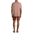 thumbnail image 3 of Hanes Men's Soft Pajama Short Sleeve Top and Shorts Set, 3 of 6
