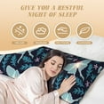 thumbnail image 6 of Vsdgher Glowing Butterfly Body Pillow Cover, Pillowcases with Hidden Zipper Breathable Long Pillow Case (Pillows are not included,20x54 inch), 6 of 7