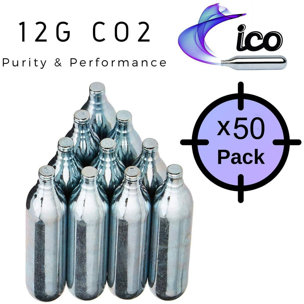 ICO 12g Co2 Cartridges 50pcs (Powerlets)