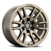 17x8.5 Icon Alloys Vector 6 Bronze Wheel 6x135 (6mm) Fits select: 2004-2023 FORD F150, 2014-2023 FORD EXPEDITION