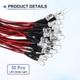 thumbnail image 3 of 12V LED Light Diodes  8"- 30 Pcs Emitting Diode Lights DIP 5mm, Ultraviolet, 3 of 6