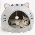 thumbnail image 3 of DABEI Cozy Cat Cave: Keep Your Furry Friend Warm And Snug In This Cute Pet House!, 3 of 19
