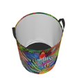 thumbnail image 3 of Laundry Basket Organizer Collapsible -Zebra Animal Impressionism Dirty Clothes Hamper for Bathroom Kids Girls Boys Laundry Hamper Small, 3 of 8