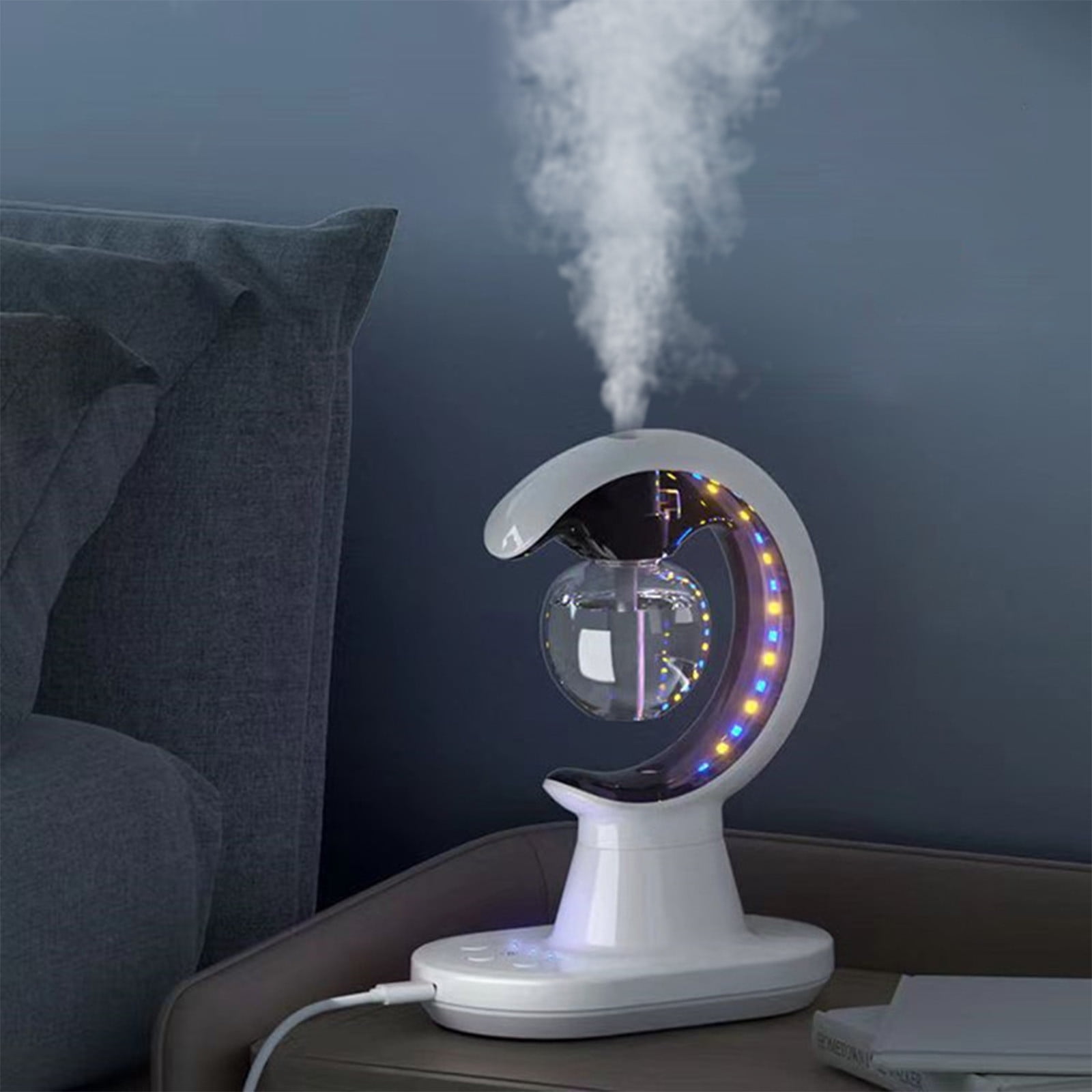 Humidifier Large Room,Tabletop Humidifier with Night Light, Essential Oil Diffuser,for Large Room,Plants,Nursery,Office BPA FREE