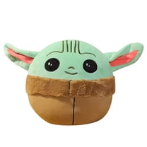 Baby Yoda Plush Stuffed Toy Plushie Cute Animal Pillow, Grogu Baby Yoda Star Wars Kids Doll Gift 10 inch (26 cm)