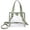 Green#0904-63, variant on DIY Clear Tote Bag Kit 20x20x13cm - Adjustable Strap Handbag with Screw Assembly for Party and Travel Black