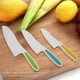 thumbnail image 4 of Knives for Kids 3-Piece Nylon Kitchen Baking Knife Set: Children's Cooking Knives Firm Grip, Serrated Edges, 4 of 5