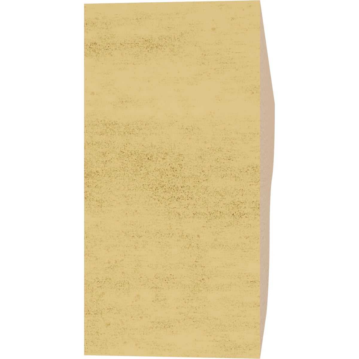 2"W x 12"D x 4"H Thin Greensboro Rough Cedar Woodgrain TimberThane Corbel, Primed Tan