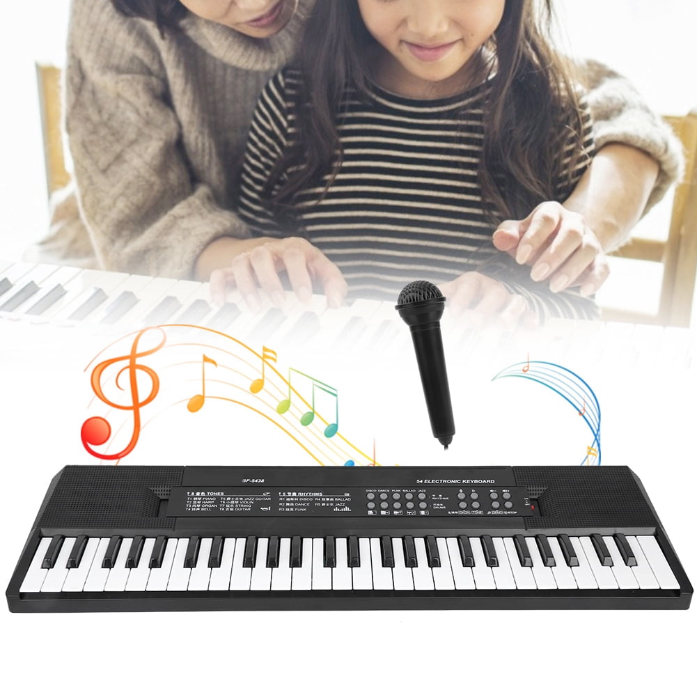 54-Key Electronic Organ, Keyboard Instrument Elegant Electronic Keyboard, For Chidren School Home Adult