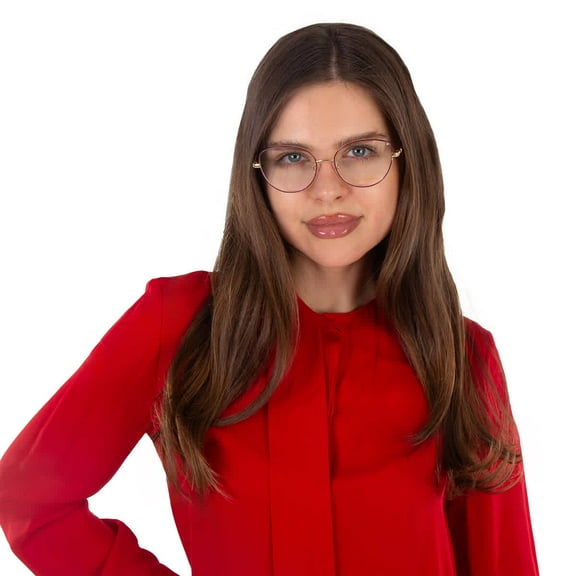 Tory Burch 0TY1073 3316 Shiny Gold Round Eyeglasses for Womens